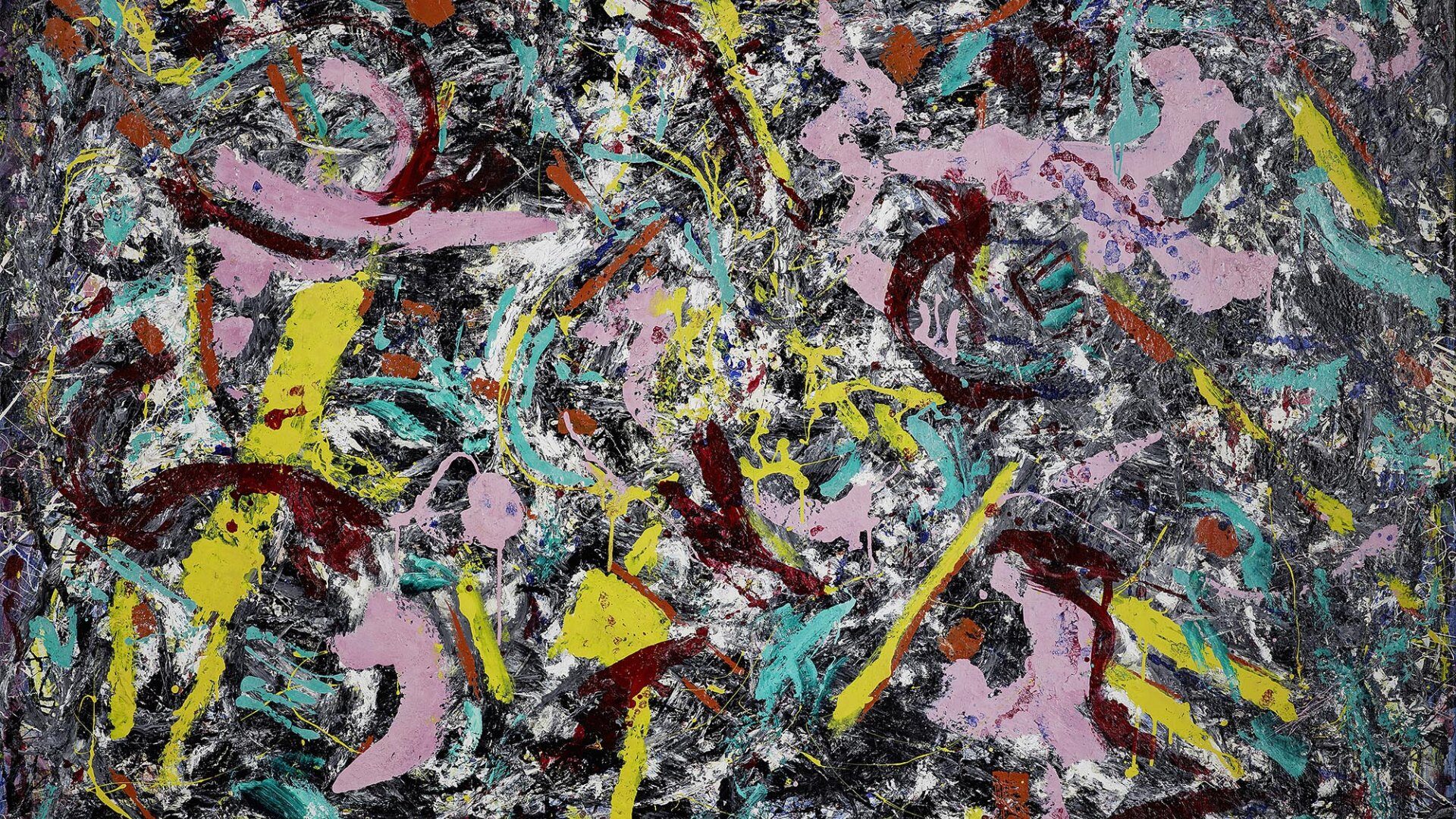 'Unformed Figure' de Jackson Pollock, una de las obras de la exposición 'Warhol, Pollock y otros espacios americanos', el plan estrella de la agenda cultural de este fin de semana en Madrid