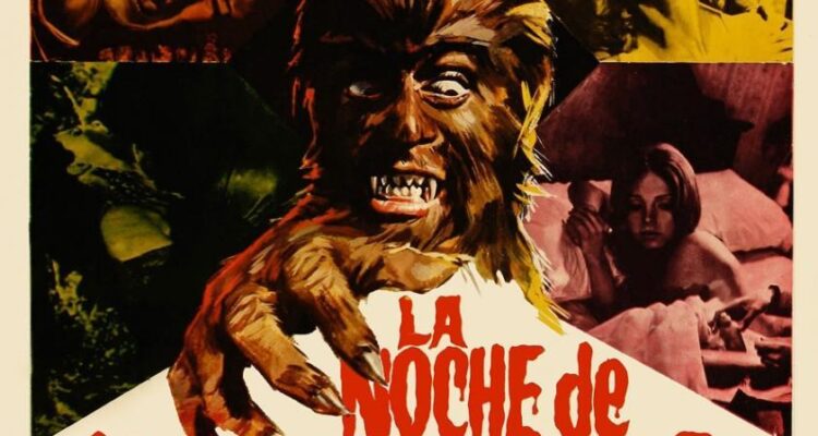 Carátula original de 'La noche de Walpurgis' (1971) © Plata Films