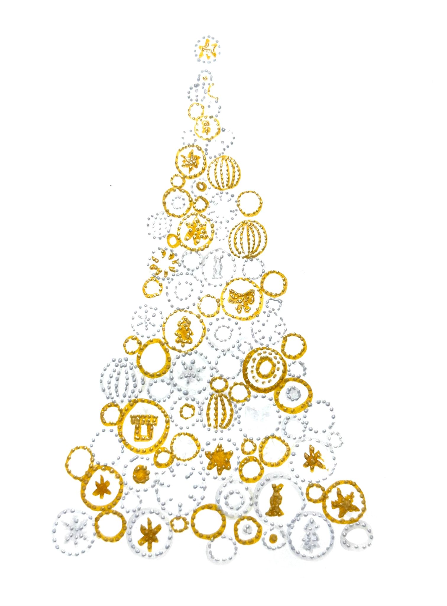 Abeto de Isabel Sanchís, uno de los nuevos diseños de las luces de Navidad de Madrid