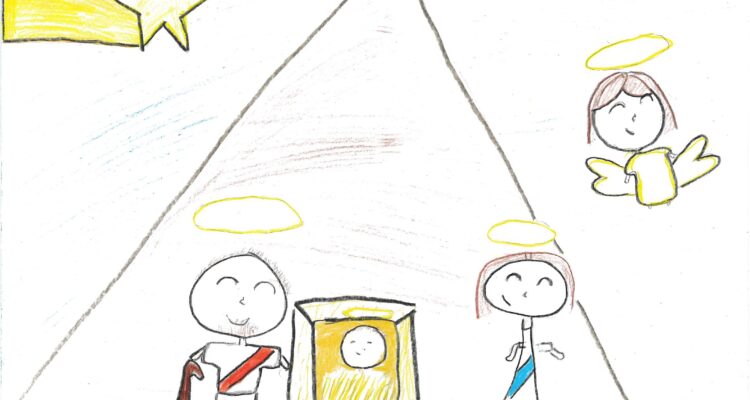 Dibujos infantiles que se convertirán en luces de Navidad en Madrid