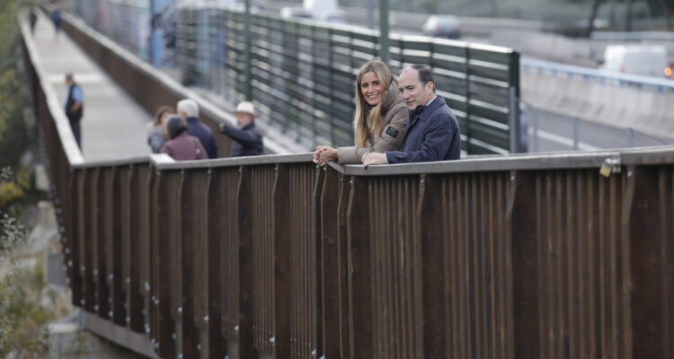 Carabante y Cea en tramo pasarela