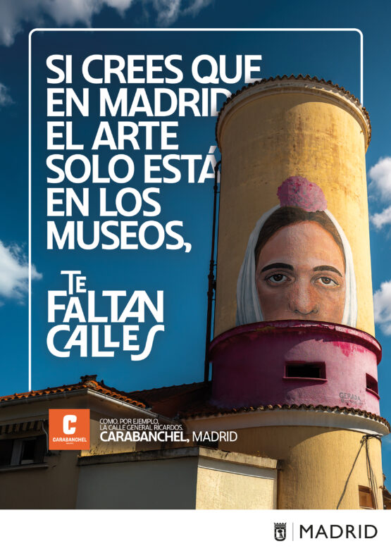 Cartel de la campaña 'Te faltan calles'