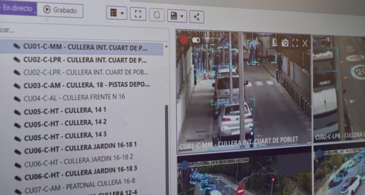 Imágenes arrojadas por las nuevas cámaras de videovigilancia de la calle de Cullera, en Latina