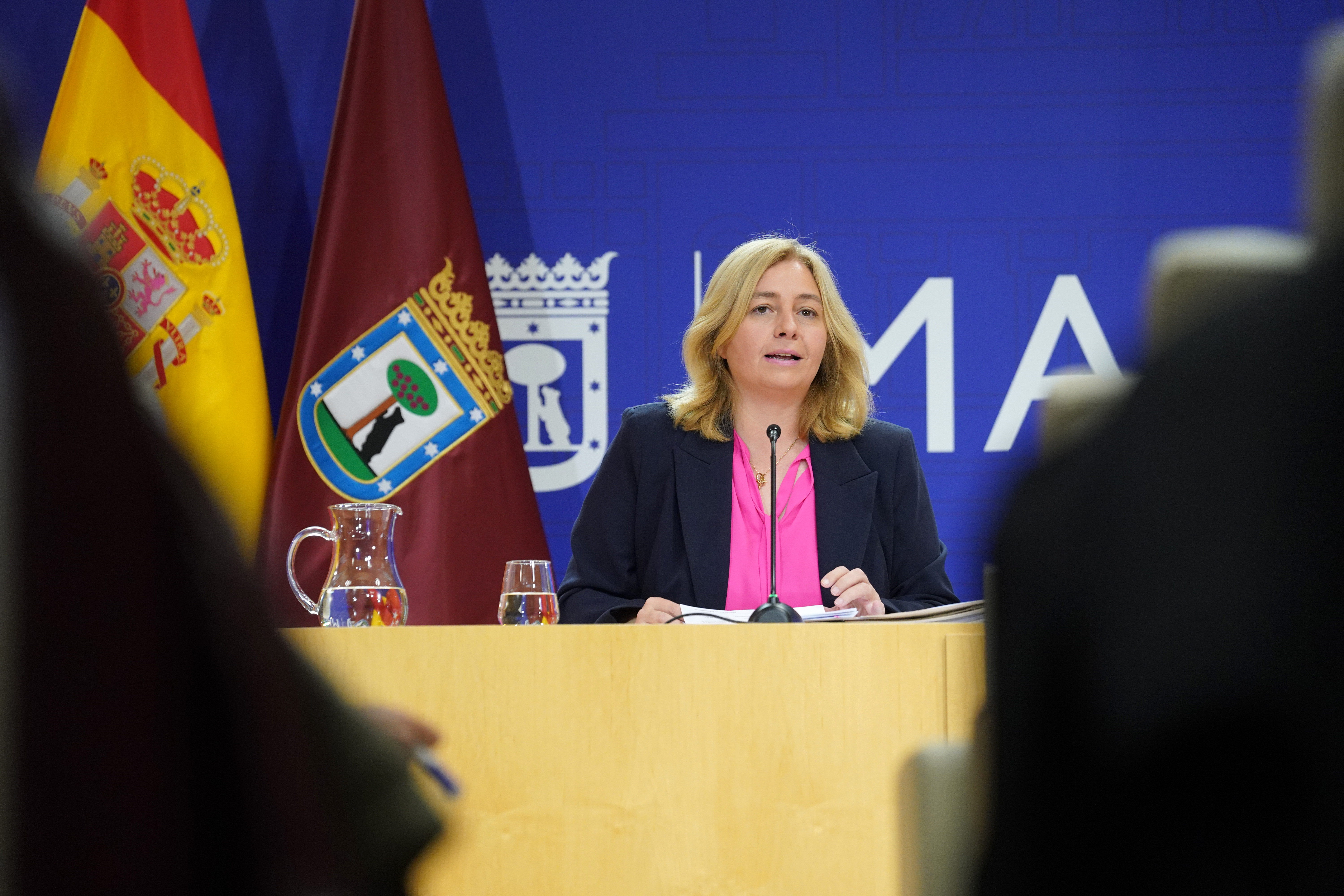 La vicealcaldesa y portavoz municipal, Inma Sanz, durante la rueda de prensa