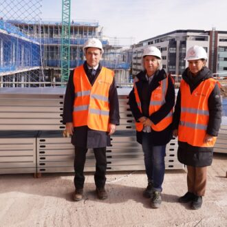 Carabante, acompañado de Maíllo, visita el avance de las obras del primer centro de cuidados paliativos pediátricos integrales