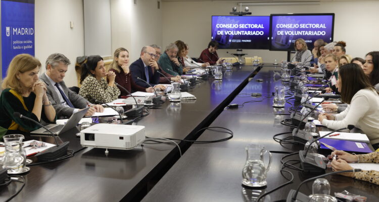 Sesión de constitución del Consejo Sectorial del Voluntariado de la Ciudad de Madrid