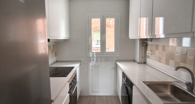 Cocina de la vivienda después de la rehabilitación