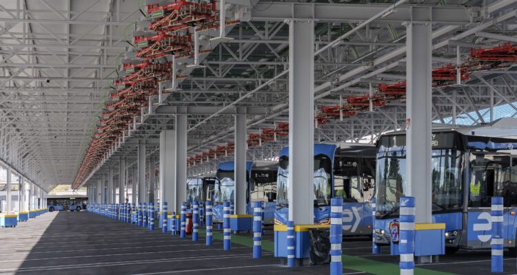 Imagen Estación Carga Eléctrica EMT Madrid