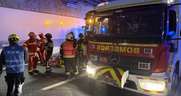 Llegada de los Bomberos