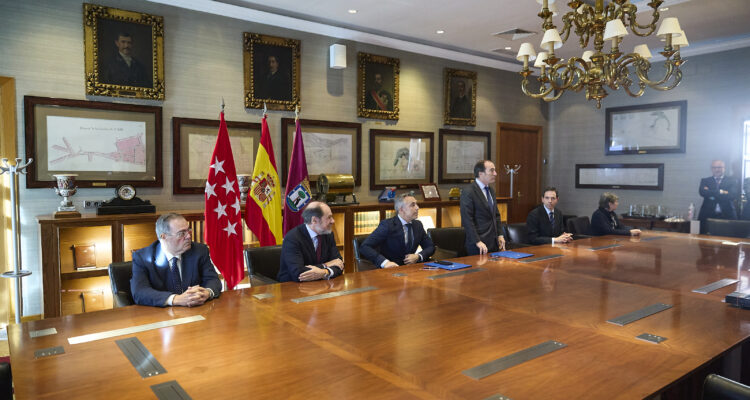 Momento de la firma del protocolo depuradoras