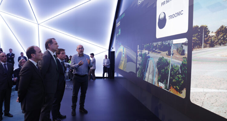 Momento de la presentación del Espacio Urbano Inteligente