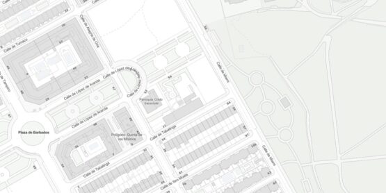 Parcela en el distrito San Blas-Canillejas (C) Geoportal del Ayuntamiento de Madrid