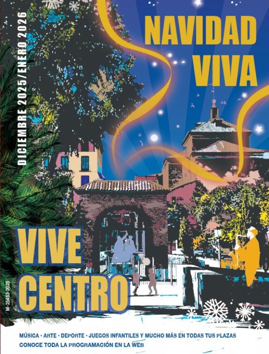 Cartel Navidad 2025 de Plazas Vivas distrito Centro, Madrid