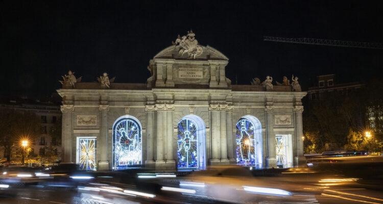 Belenes figurativo en la Puerta de Alcalá