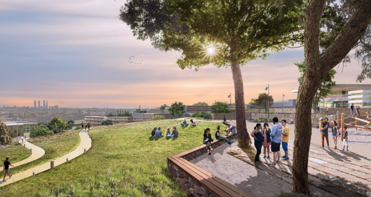 Recreación de la Plaza Cívica