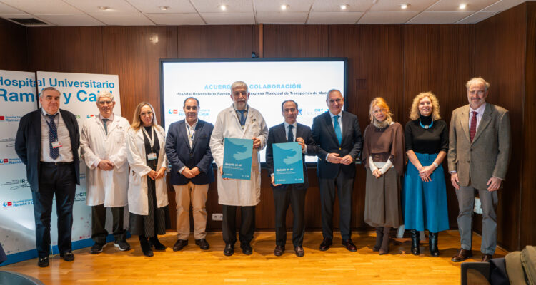 Representantes Ayuntamiento de Madrid y Hospital Ramón y Cajal