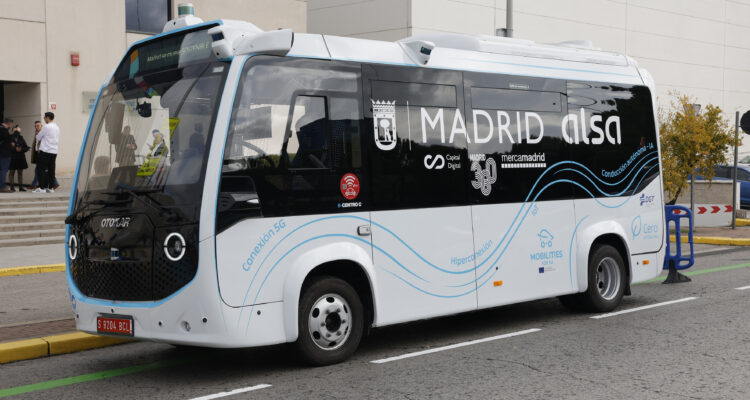Vehículo autónomo conectado en Mercamadrid