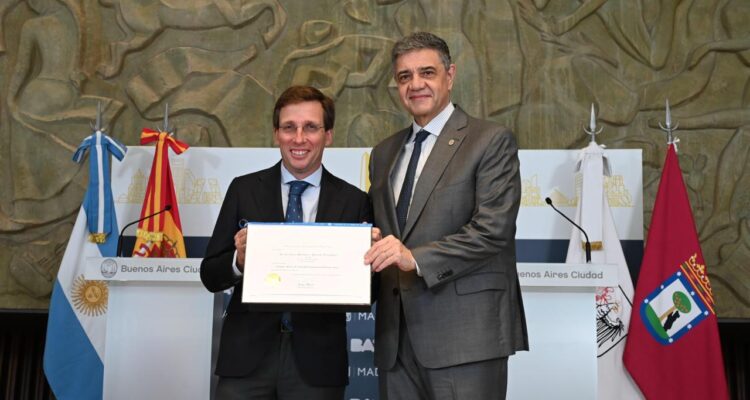 José Luis Martínez-Almeida y Jorge Macri