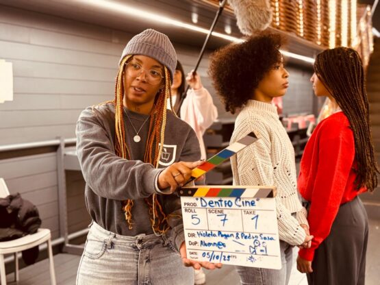 Grabación en la escuela Dentro Cine