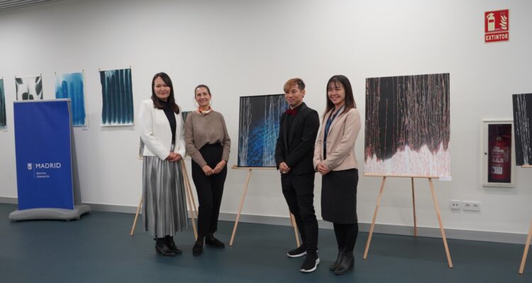 Estrada en la exposición Soul Flow