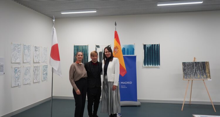 Estrada en la exposición Soul Flow