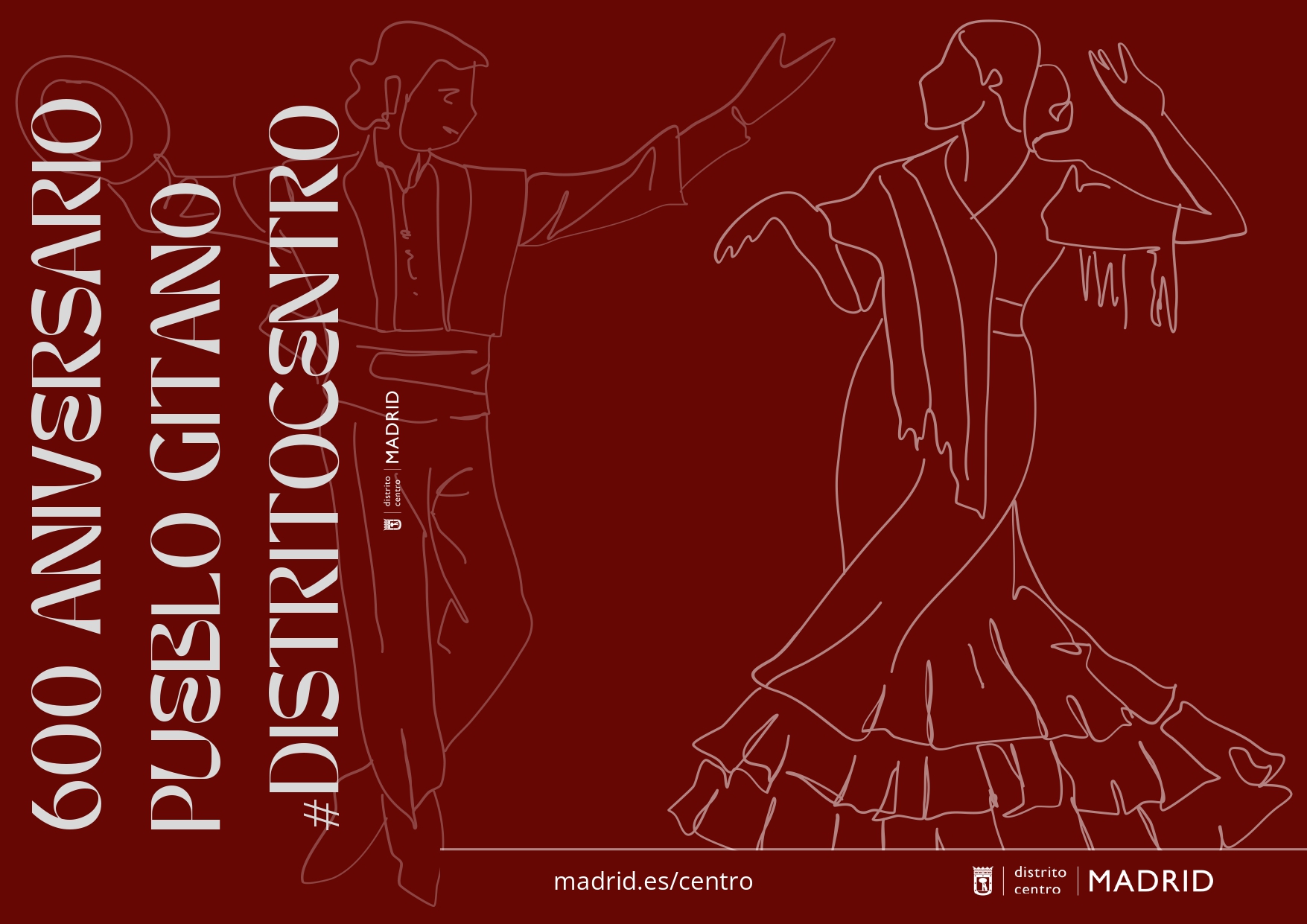 Cartel del 600 aniversario del pueblo gitano