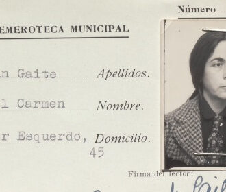 Carnet de la Hemeroteca Municipal de Carmen Martín Gaite (años 60)