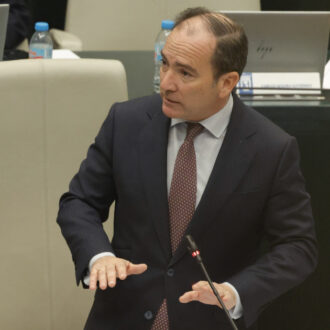 El delegado de Urbanismo, Medio Ambiente y Movilidad, Borja Carabante