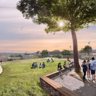 Recreación de la Plaza Cívica