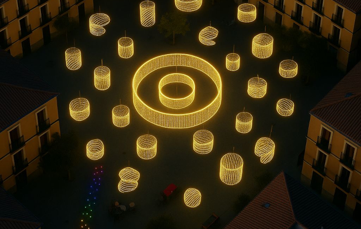 Diseño de Pablo Erroz en la plaza de Chueca