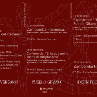 Programación completa de flamenco y aniversario del pueblo gitano