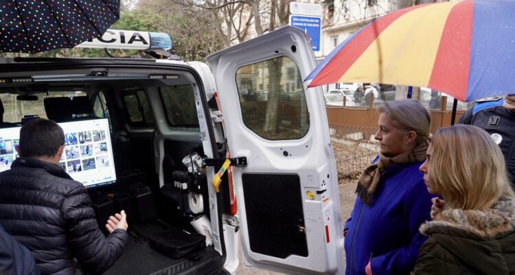 Sanz supervisa funcionamiento cámaras de parque Calero