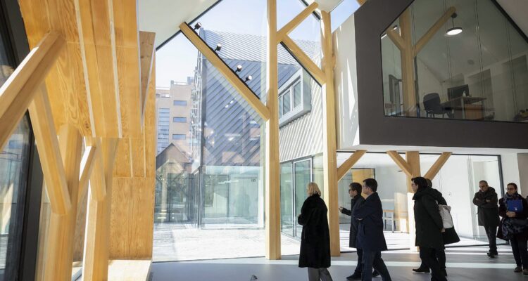 Interior de las instalaciones del nuevo equipamiento en Montecarmelo