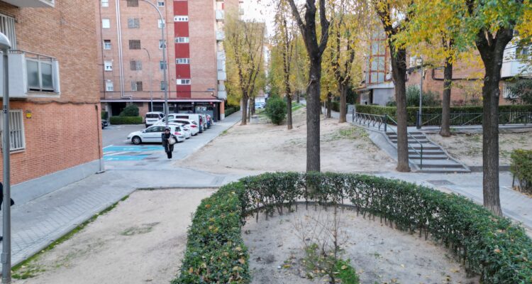 Aspecto del barrio de Vinateros antes de la regeneración.