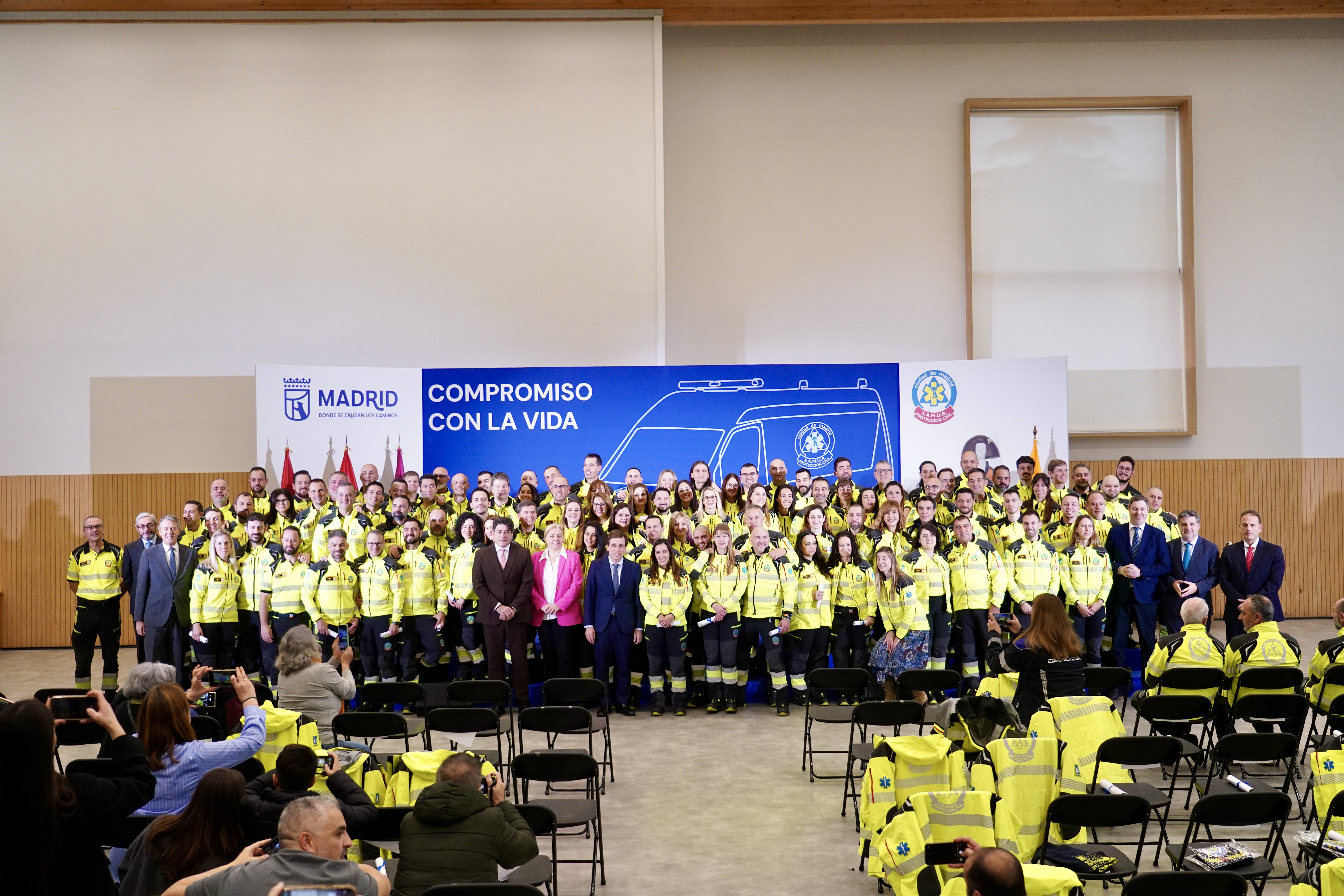 Acto de toma de posesión de los 101 nuevos técnicos de SAMUR-Protección Civil