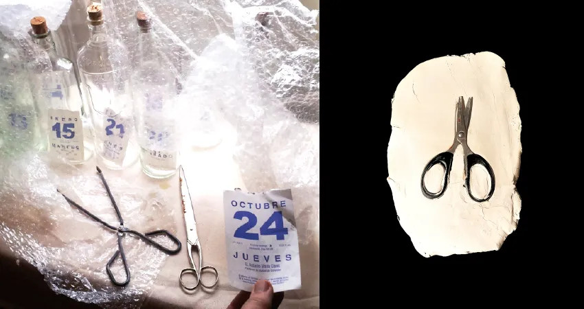 Imagen de la exposición Estratos. La inmortalidad de lo efímero