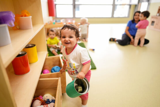 Imagen de archivo de unos niños en la escuela infantil municipal José Gómez Gil