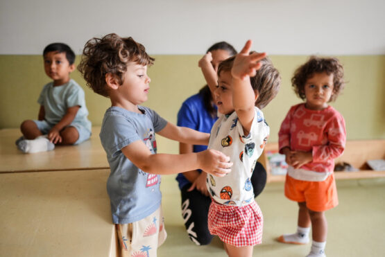 Imagen de archivo de unos niños en la escuela infantil municipal José Gómez Gil