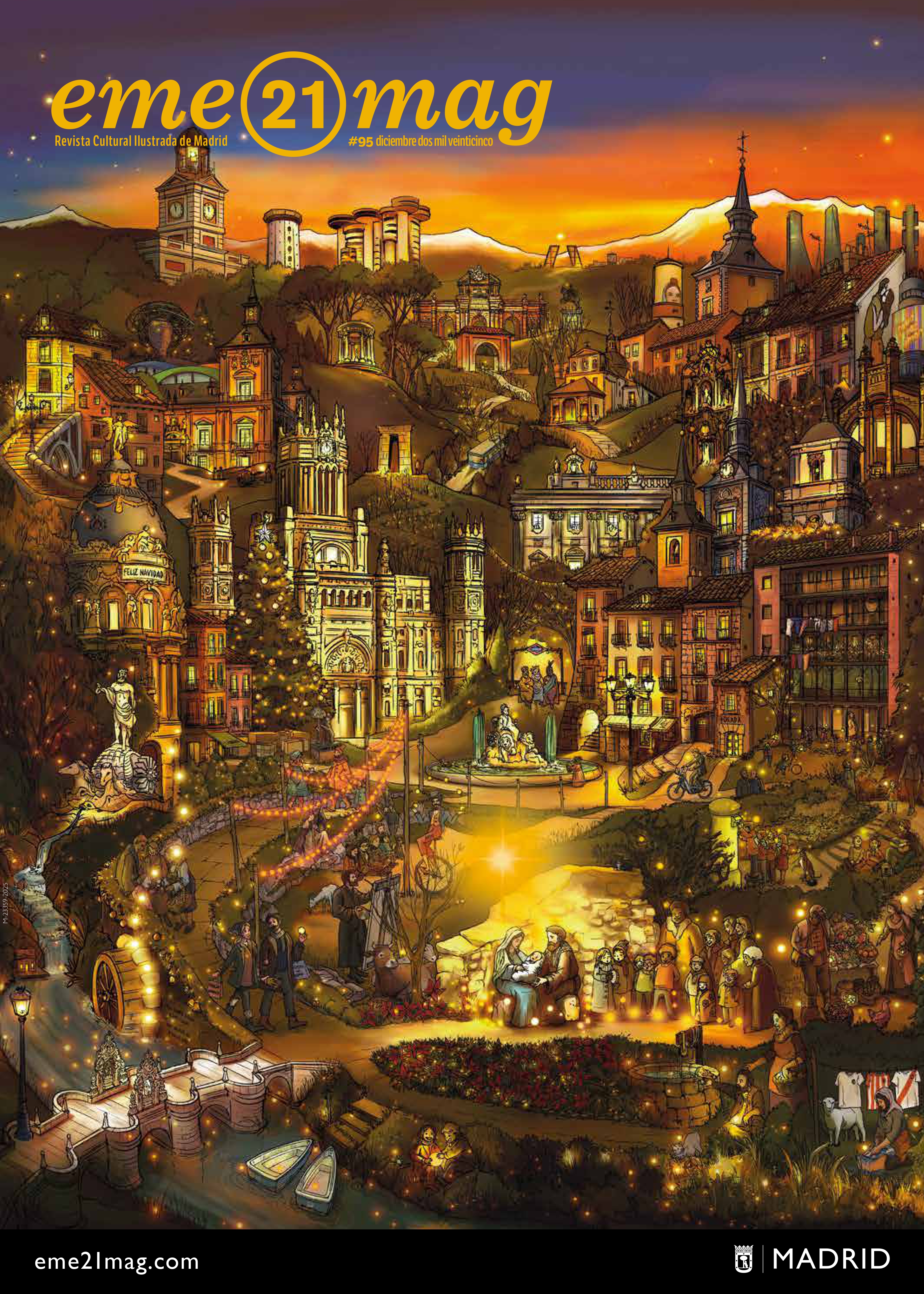 Portada de la revista eme21mag del mes de diciembre
