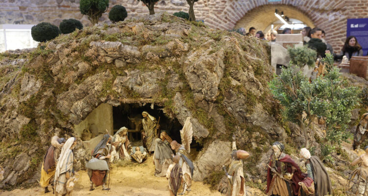 Portal de belén de la colección Basanta-Martín