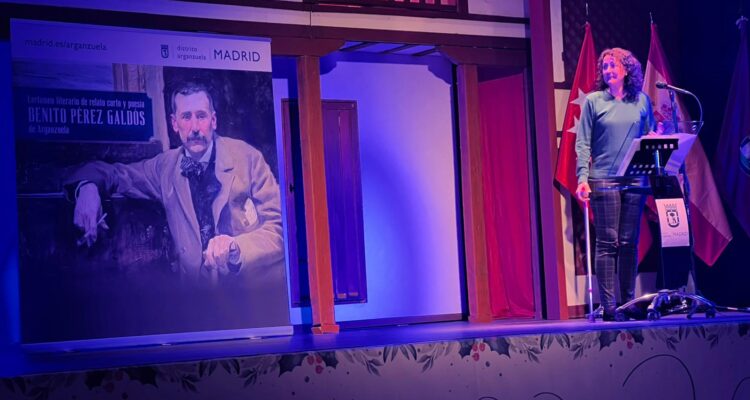 Lola Navarro, en la VI edición del Certamen Benito Pérez Galdós de Arganzuela