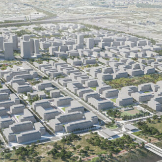 Recreación del futuro desarrollo de Los Ahijones