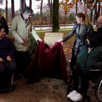 Descubrimiento de la Placa en homenaje a Óscar Moral Ortega