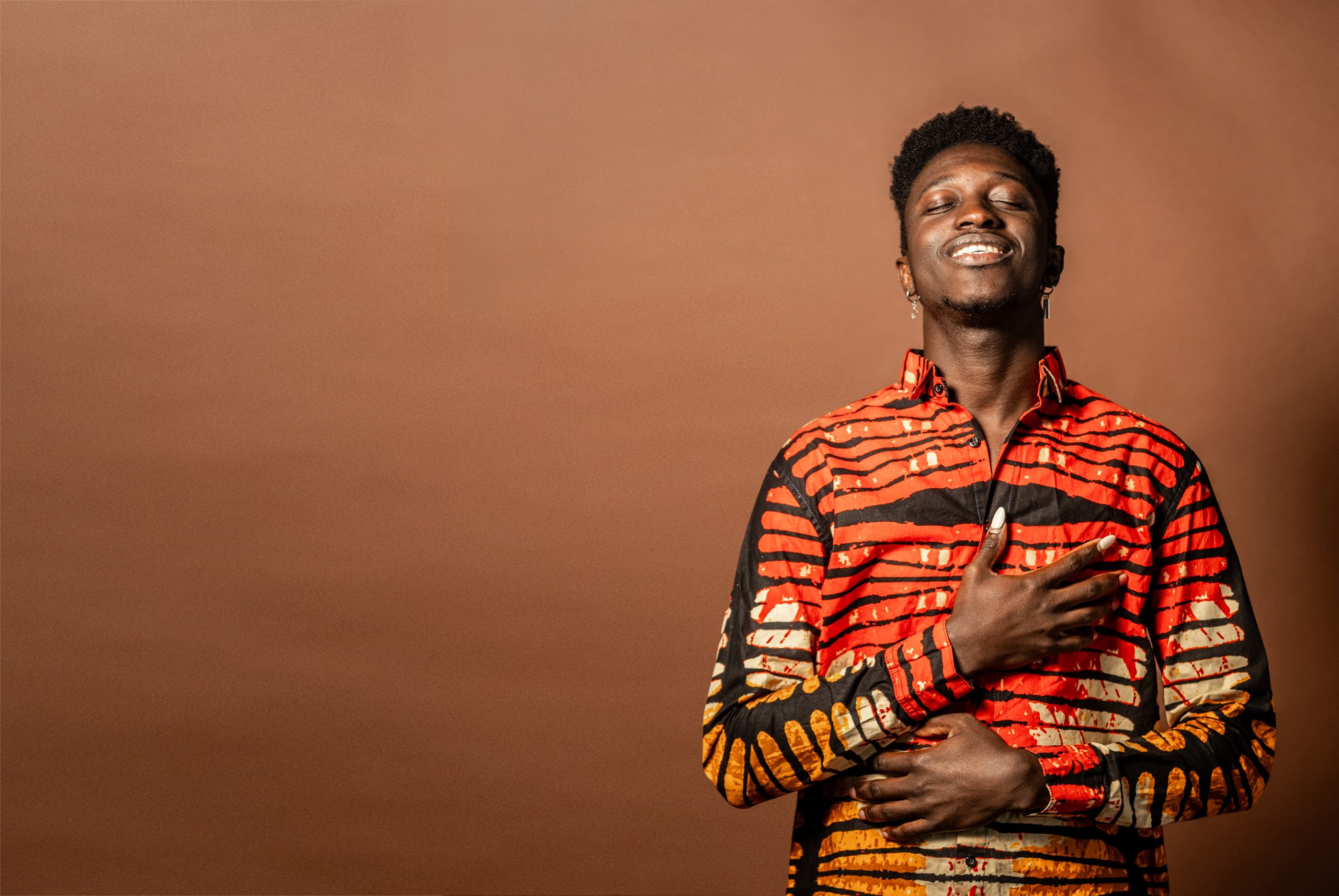 El músico Momi Maiga. Imagen de Andreu Doz