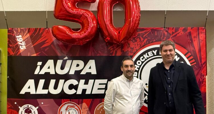 Latina reconoce el medio siglo de dedicación deportiva del Club Hockey Patín Aluche