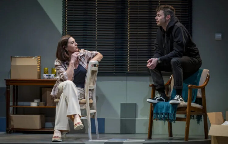 Pilar Massa y Eduardo Gallo durante la representación de Vincent River.