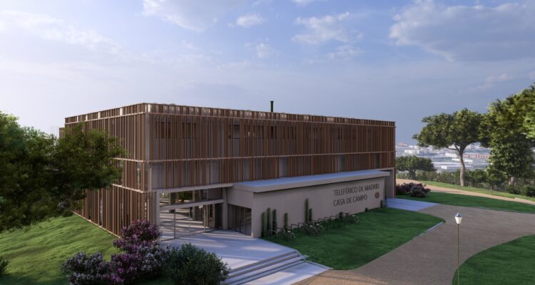 Simulación del aspecto del teleférico tras su renovación