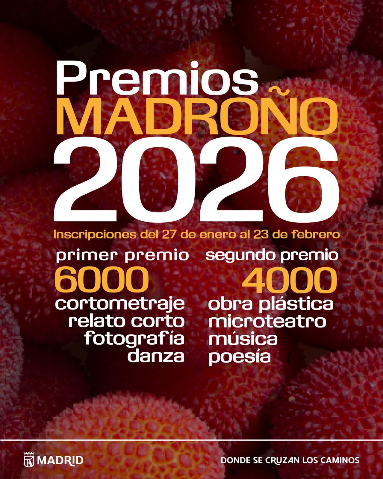 Cartel Premios Madroño 2026