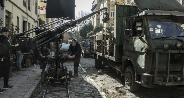 Rodaje en Madrid de una nueva temporada de la serie 'The Walking Dead: Daryl Dixon' (AMC). Foto: Jorge Alvariño