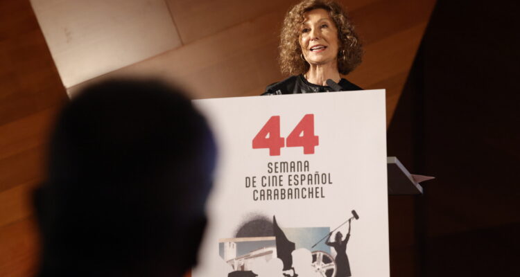 Yolanda Flores durante la gala